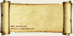 Milena Bzenić vizit kartica